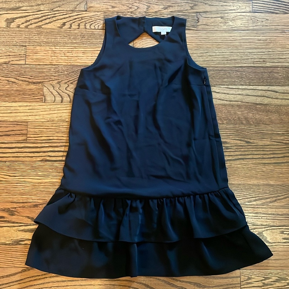 NWT Drop Waist Black Dress